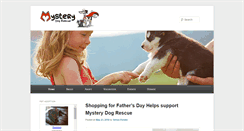 Desktop Screenshot of mysterydogrescue.org